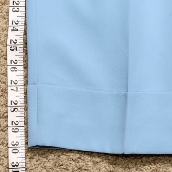 Harvé Benard NWT High-Rise Wide-Leg Trousers | Fully Lined Sky Blue - Picture 7 of 13